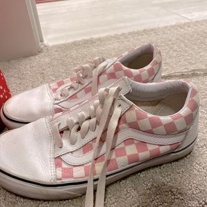Custom Made Checkered Vans
